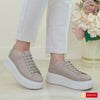 Pantofi Sport Dama Piele Naturala Taupe Lorena 3600-51