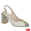 Sandale Office Piele Naturala Bej  Lorena 3337-12