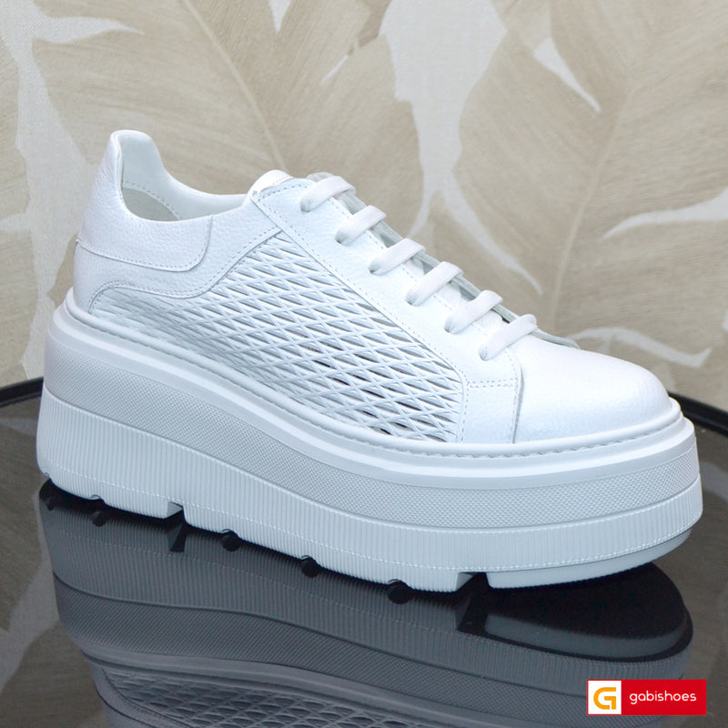 Pantofi Sport Piele Naturala Alba Lorena 3960-1 S NEW