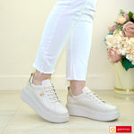 Pantofi Sport Piele Naturala Bej Gabinna 3253-25