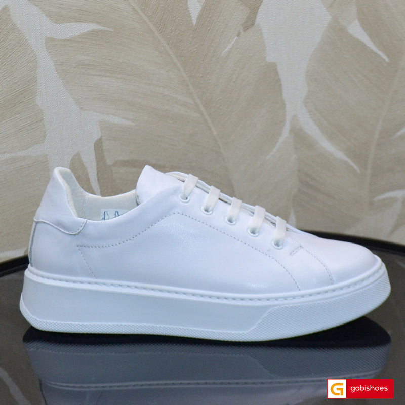 Pantofi Sport Piele Naturala Alba Lorena 3152-5