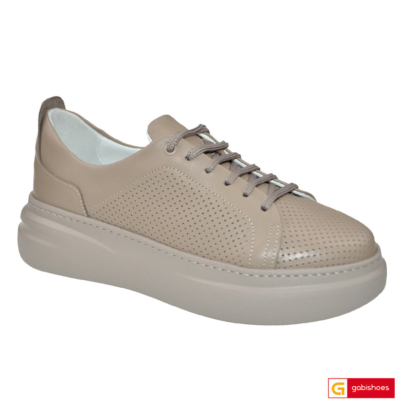 Pantofi Sport Piele Naturala Neagra Lorena 3899-1