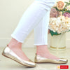 Balerini Dama Piele Naturala Auriu Natalia 164-91169