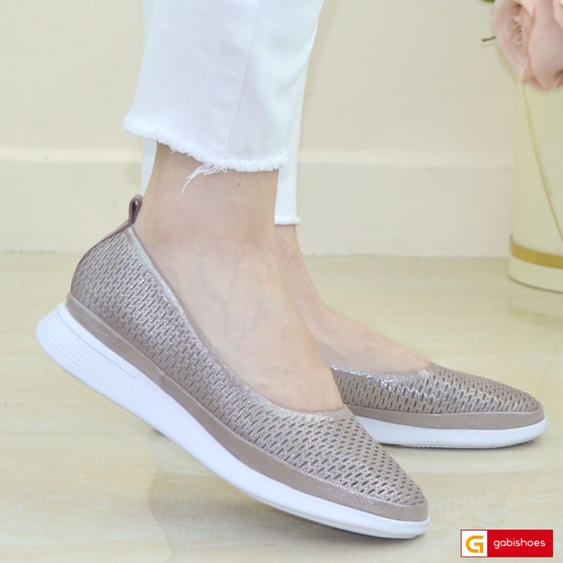 Balerini Piele Naturala Pudra Sidef Lorena 3817-1