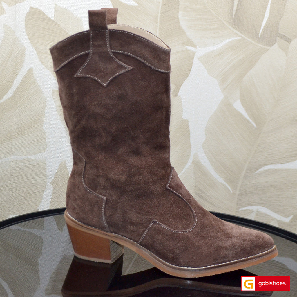 Ghete Dama Piele Naturala Intoarsa Maro Sandy 3658-1