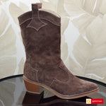 Ghete Dama Piele Naturala Intoarsa Maro Sandy 3658-1