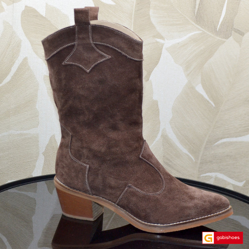 Ghete Dama Piele Naturala Intoarsa Maro Sandy 3658-1