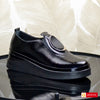 Pantofi Dama Piele Naturala Neagra Gabinna DT6005-3