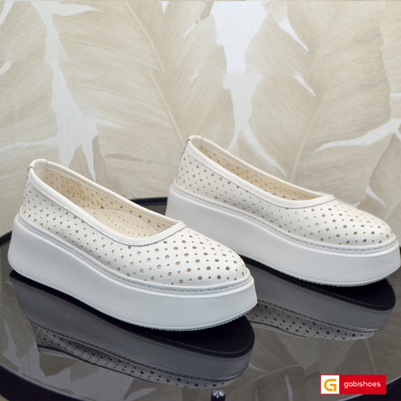 Balerini Piele Naturala Bej Gabriela 3901-4