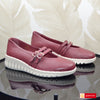 Pantofi Casual Piele Naturala Bordo Gabinna 0164-123030