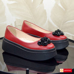 Balerini Piele Naturala Rosie Gabriela 3146-47 N