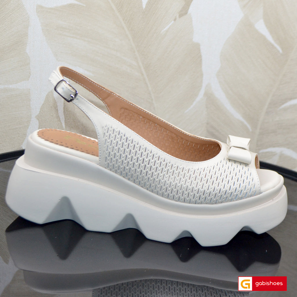 Sandale Casual Dama Piele Naturala Bej Lorena 3943-2