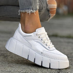 Pantofi Sport Piele Naturala Alba Lorena 3902-1