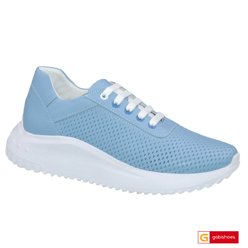Pantofi Sport Piele Naturala Blue Gabinna 3834-2