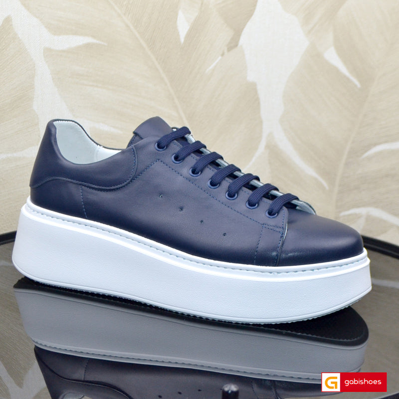 Pantofi Sport Dama Piele Naturala Bleumarin Lorena 3600-29