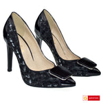 Pantofi Office Dama Piele Naturala Neagra Stefy 3210-7