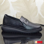 Pantofi Casual Piele Naturala Neagra Gabinna 065-536
