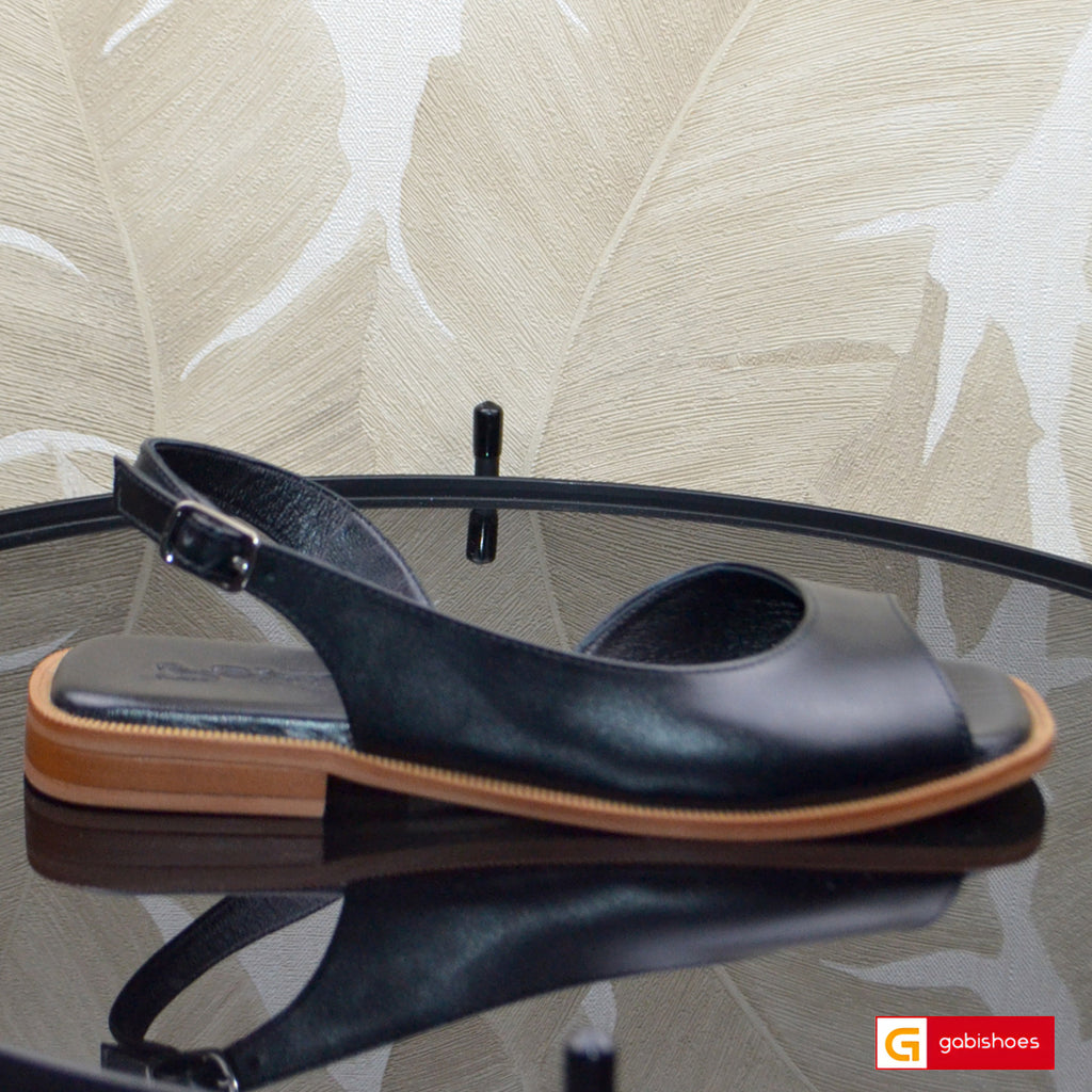 Sandale Piele Naturala Neagra Lorena 3916-2