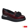 Pantofi Casual Dama Piele Naturala Bordo Lorena 3471-28 ACC