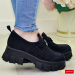 Pantofi Dama Piele Naturala Neagra Lorena 3616-3