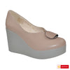 Pantofi Dama Piele Naturala Taupe Lorena 1312-11