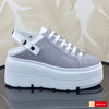Pantofi Sport Piele Naturala Intoarsa Gri Lorena 3930-1