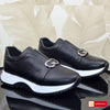 Sneakers Piele Naturala Neagra Lorena 2028-2028