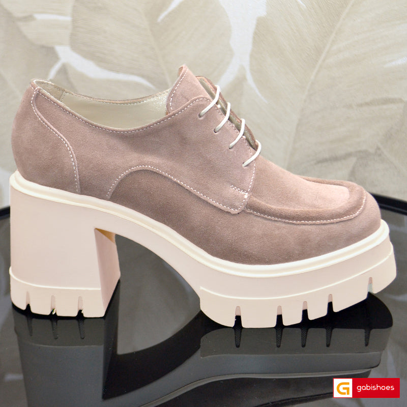 Pantofi Dama Piele Naturala Taupe Gabinna 3189-21