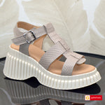 Sandale Piele Naturala Taupe Lorena 3400-7