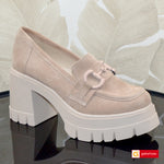 Pantofi Casual Dama Piele Naturala Capuccino Lorena 3677-1