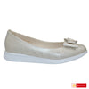 Balerini Piele Naturala Alb Sidef Lorena 3859-3