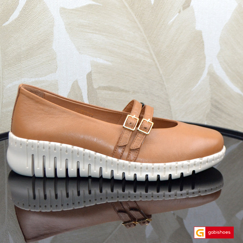 Pantofi Casual Piele Naturala Camel Gabinna 0164-123030