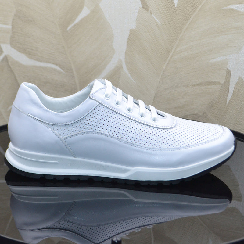 Pantofi Sport Piele Naturala Alba Gabriel 3851-1