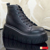 Ghete Sport Dama Piele Naturala Neagra Lorena 4095-1
