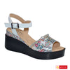 Sandale Dama Piele Naturala Multicolora Gabinna 28