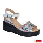 Sandale Dama Piele Naturala Multicolora Gabinna 28