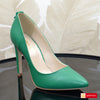 Pantofi Office Dama Piele Naturala Verde Lorena 374-78