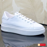Pantofi Sport Piele Naturala Alba Gabinna 3476-2
