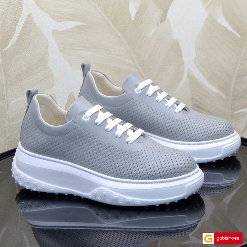 Pantofi Sport Piele Naturala Gri Gabinna 3319-2