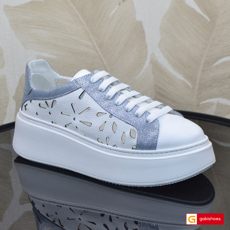 Pantofi Sport Dama Piele Naturala Alba Lorena 3958-1