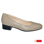 Pantofi cu Toc Dama Piele Naturala Taupe Gabinna 3426-3