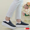 Pantofi Sport Dama Piele Naturala Negru cu Bej Lorena 3600-49