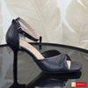 Sandale Dama Office Piele Naturala Neagra Lorena 281