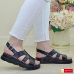 Sandale Piele Naturala Neagra Lorena 3920-1