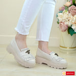 Pantofi Sport Piele Naturala Bej Gabinna 3726-1