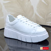 Pantofi Sport Piele Naturala Alb Lorena 3563-10
