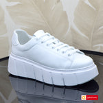 Pantofi Sport Piele Naturala Alb Lorena 3563-10