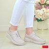 Pantofi Casual Piele Naturala Bej Gabinna 0164-123002