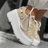 Pantofi Sport Piele Naturala Bej Lorena 3890-2