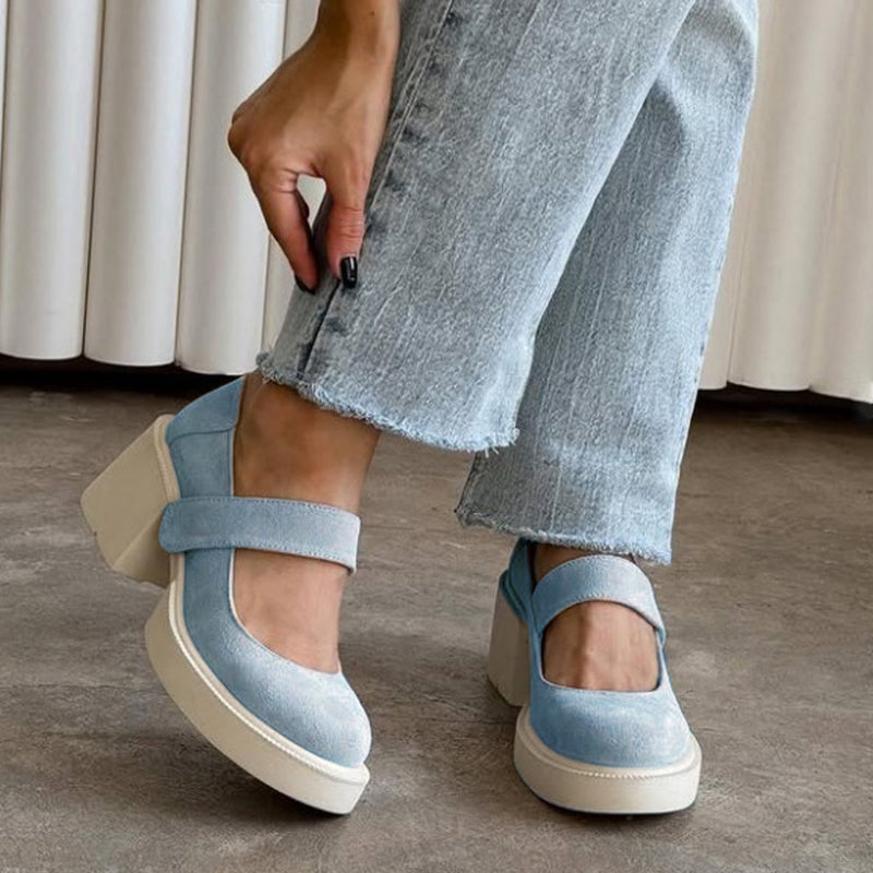 Pantofi Dama Piele Naturala Blue Lorena 3668-7